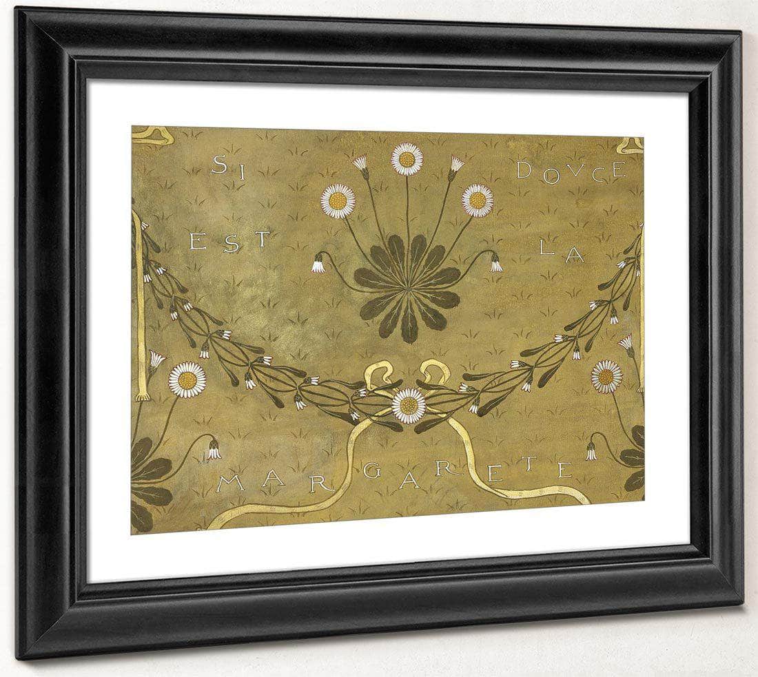 La Margarete Wallpaper Design By William Morris Fine Art Print