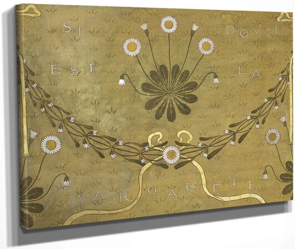 La Margarete Wallpaper Design By William Morris Fine Art Print