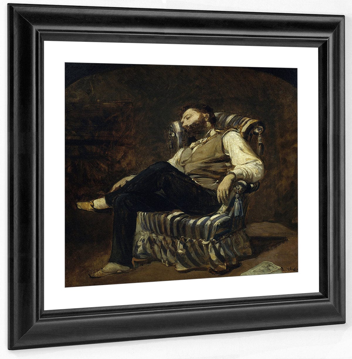 La Migdiada Cap A 1884 By Ramon Marti Alsina Fine Art Print