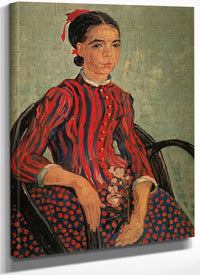 La Mousme By Vincent Van Gogh Fine Art Print