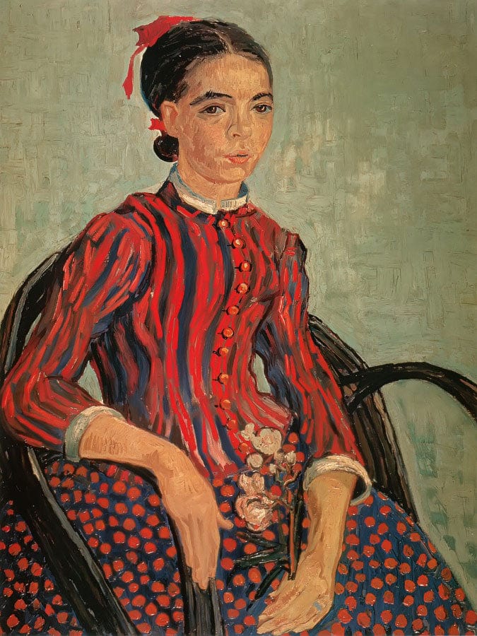 La Mousme By Vincent Van Gogh Fine Art Print