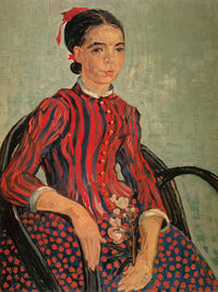 La Mousme By Vincent Van Gogh Fine Art Print