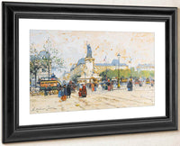 La Place De La Republique By Eugene Galien Laloue Fine Art Print