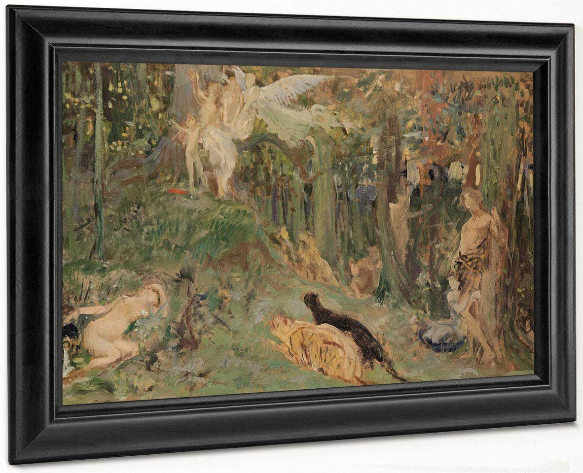 La Poesie Dans Lantiquite By Luc Olivier Merson Fine Art Print