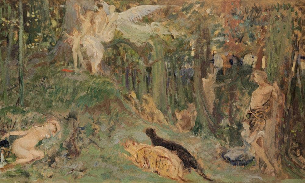 La Poesie Dans Lantiquite By Luc Olivier Merson Fine Art Print