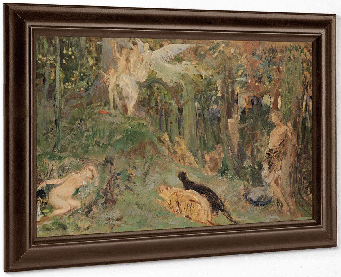 La Poesie Dans Lantiquite By Luc Olivier Merson Fine Art Print