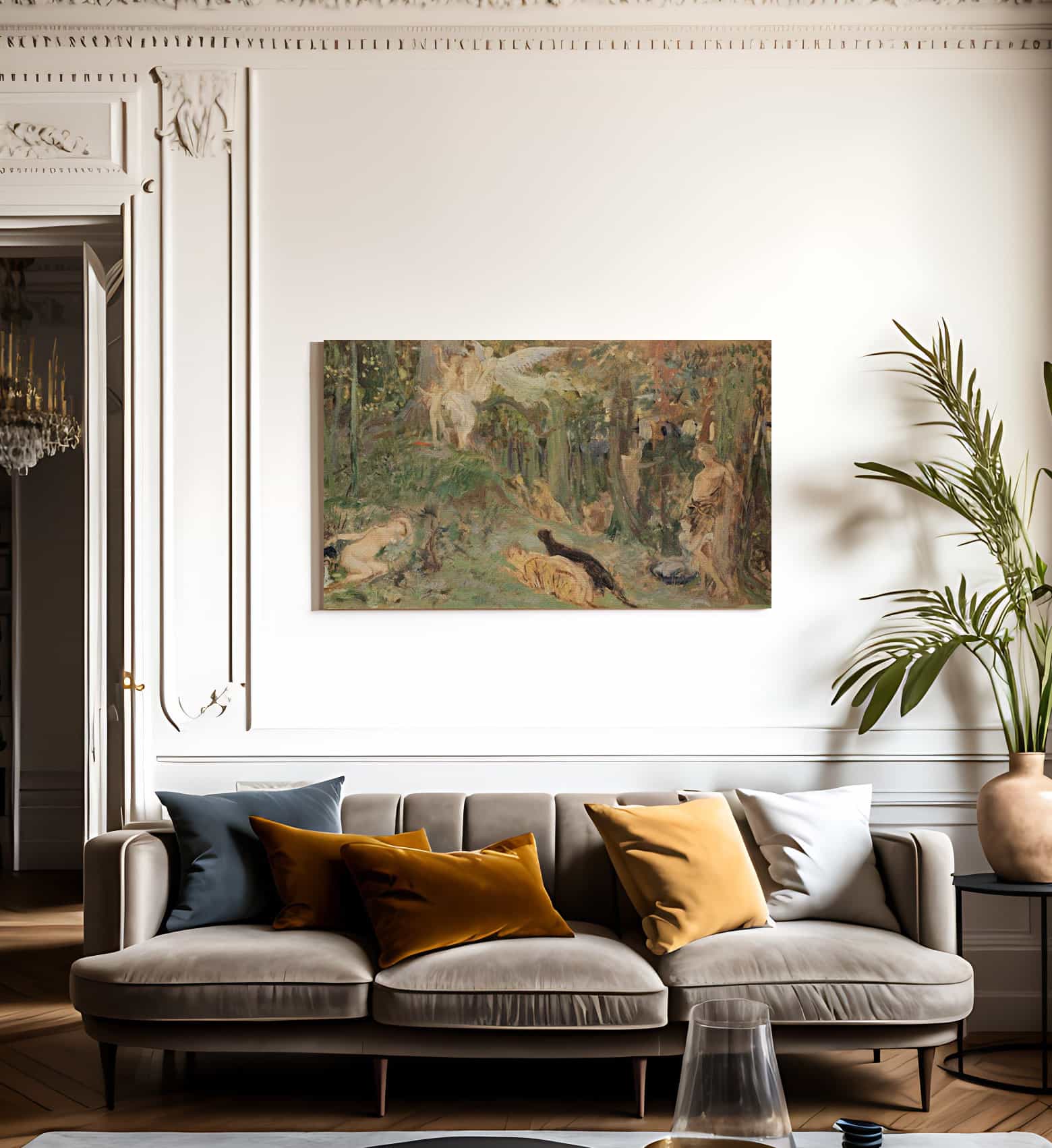 La Poesie Dans Lantiquite By Luc Olivier Merson Fine Art Print