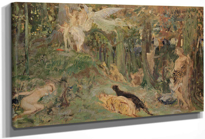 La Poesie Dans Lantiquite By Luc Olivier Merson Fine Art Print