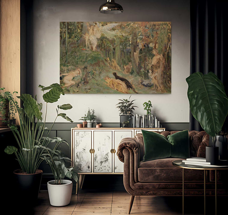 La Poesie Dans Lantiquite By Luc Olivier Merson Fine Art Print