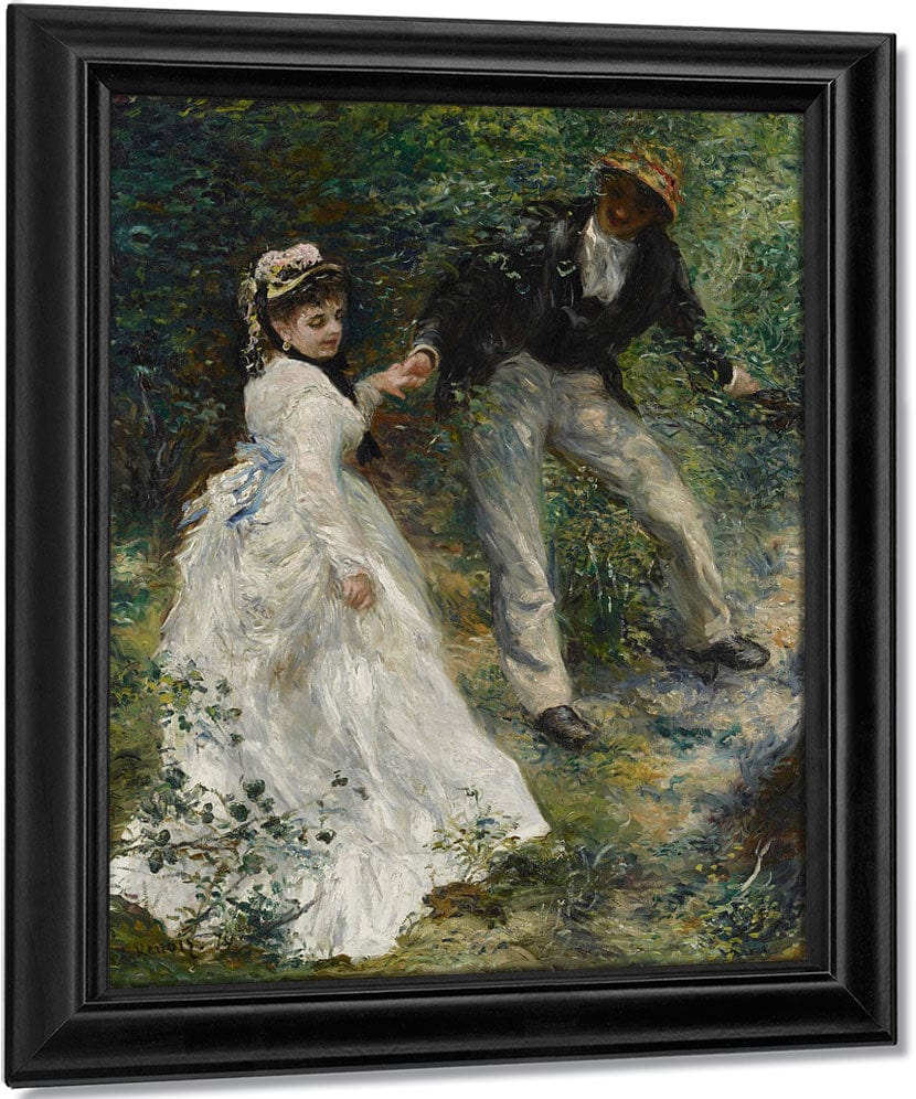 La Promenade By Pierre Auguste Renoir Fine Art Print