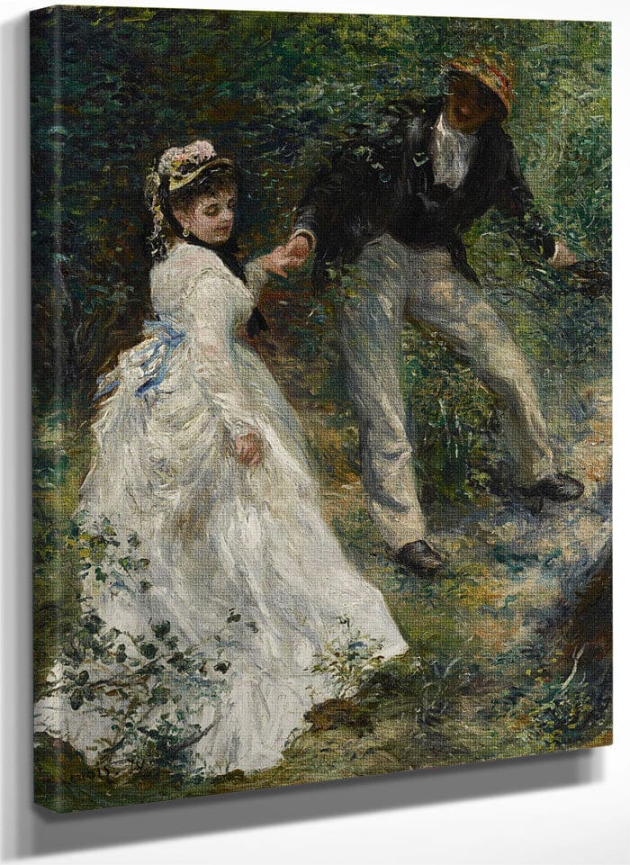 La Promenade By Pierre Auguste Renoir Fine Art Print
