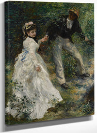 La Promenade By Pierre Auguste Renoir Fine Art Print
