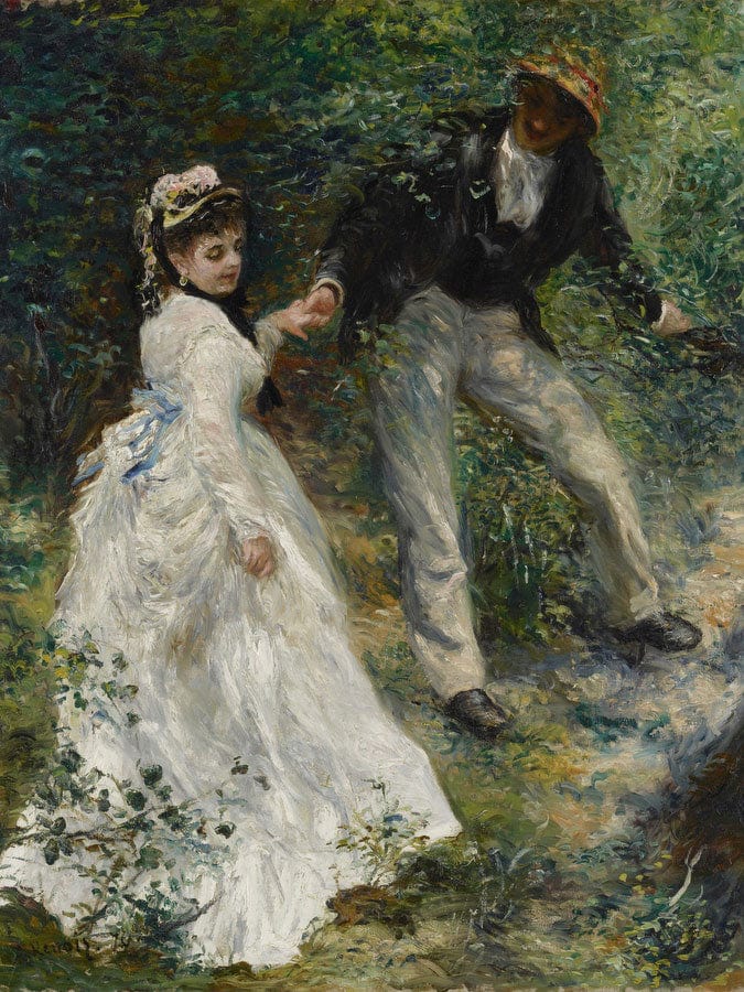 La Promenade By Pierre Auguste Renoir Fine Art Print