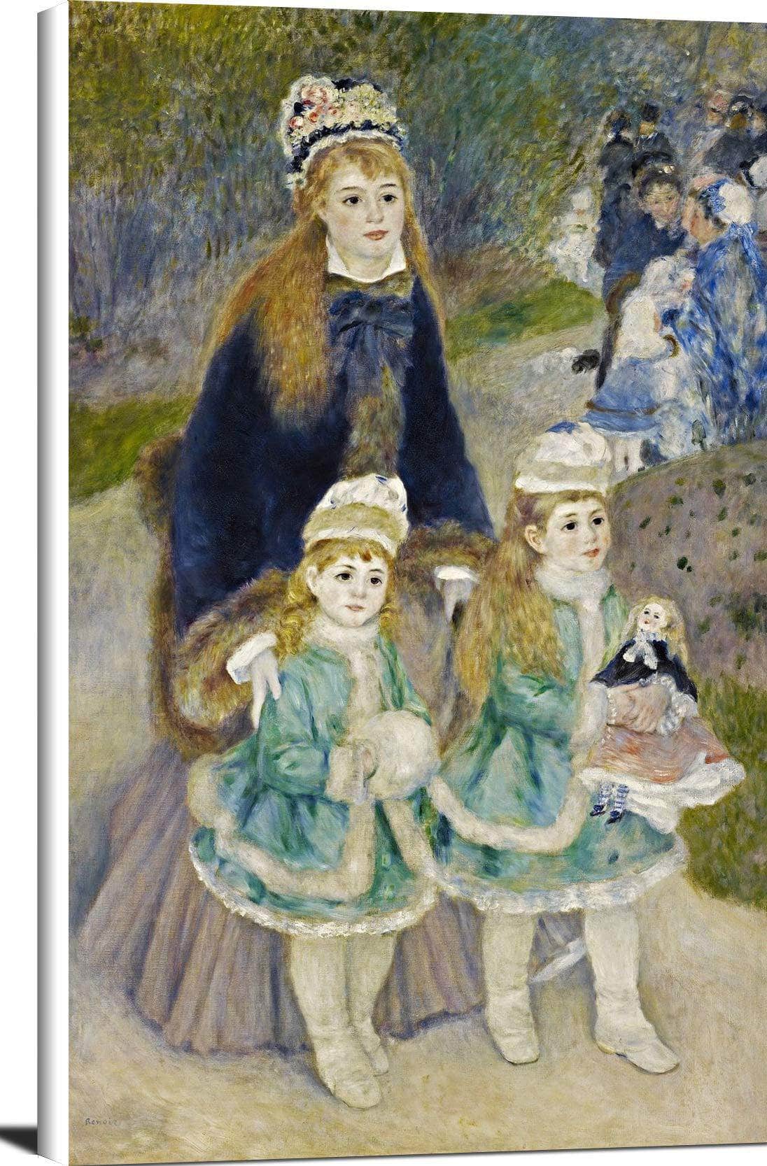 La Promenade Painting Auguste Renoir Canvas Art Fine Art Print