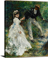 La Promenade Painting Auguste Renoir Canvas Art Fine Art Print