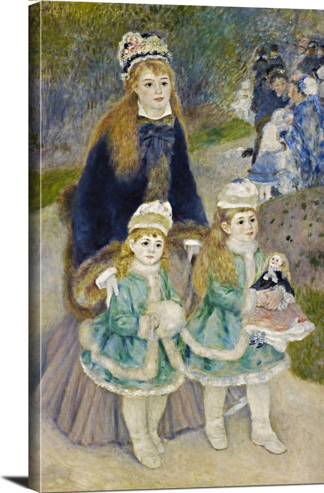 La Promenade Painting Auguste Renoir Canvas Art Fine Art Print