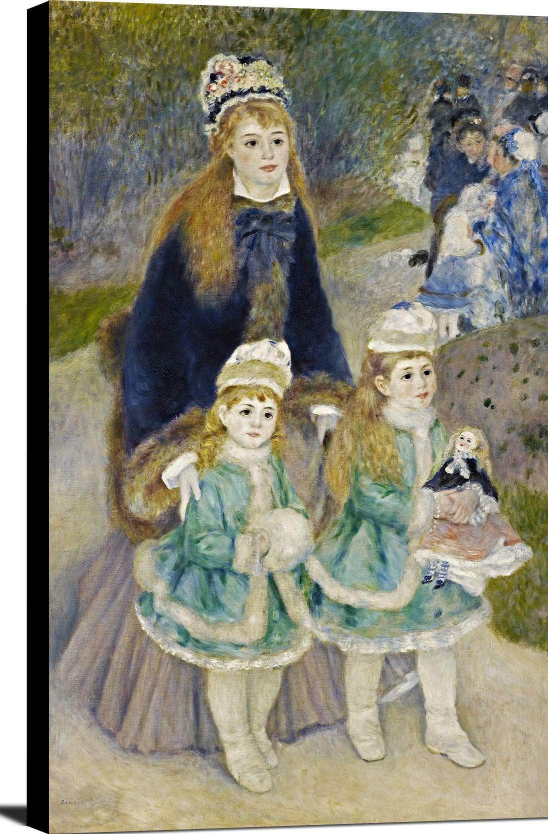 La Promenade Painting Auguste Renoir Canvas Art Fine Art Print