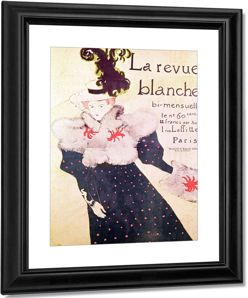 La Revue Blanche By Henri Marie Raymond De Toulouse Lautrec Monfa Fine Art Print