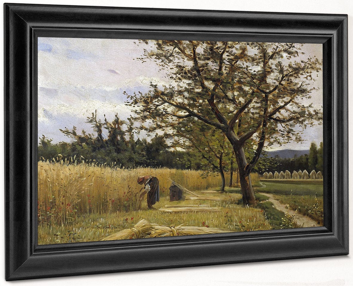 La Sega By Joaquim Vayreda Vila Fine Art Print