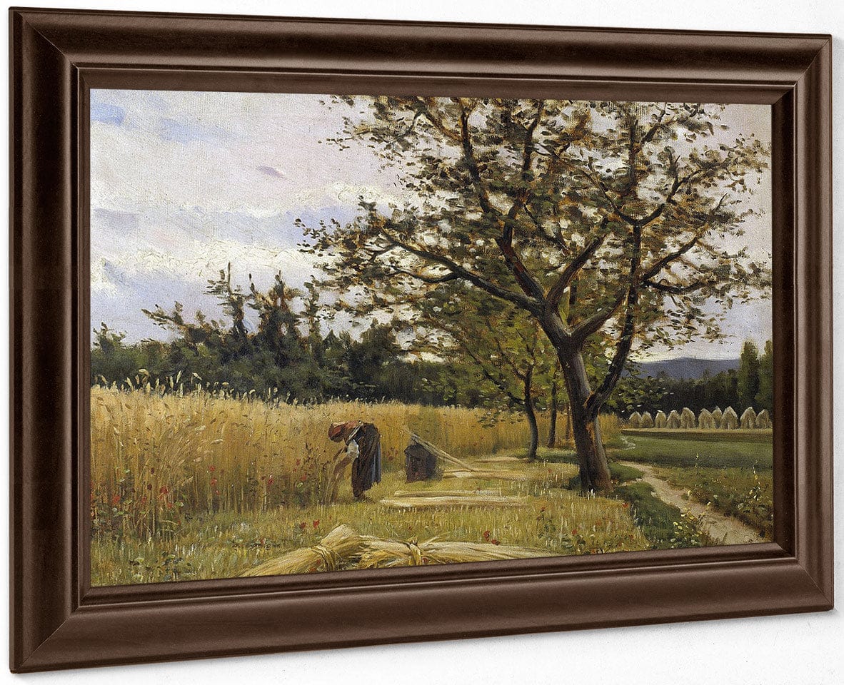 La Sega By Joaquim Vayreda Vila Fine Art Print