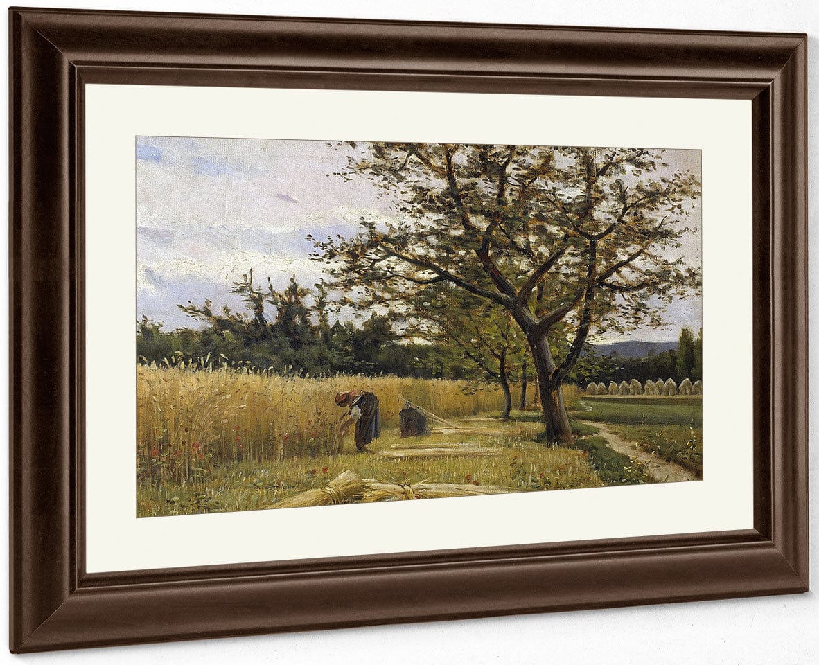 La Sega By Joaquim Vayreda Vila Fine Art Print