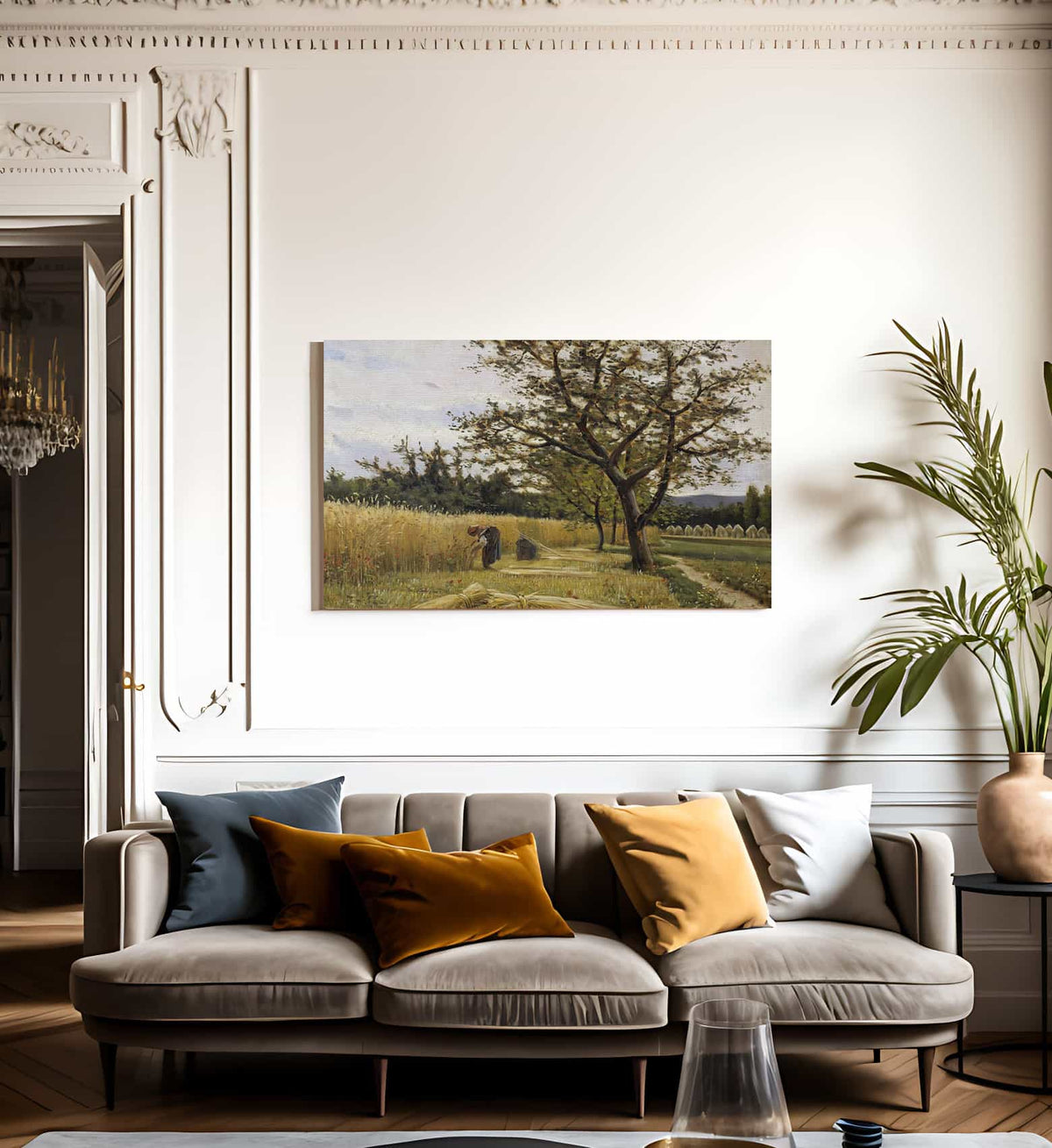 La Sega By Joaquim Vayreda Vila Fine Art Print