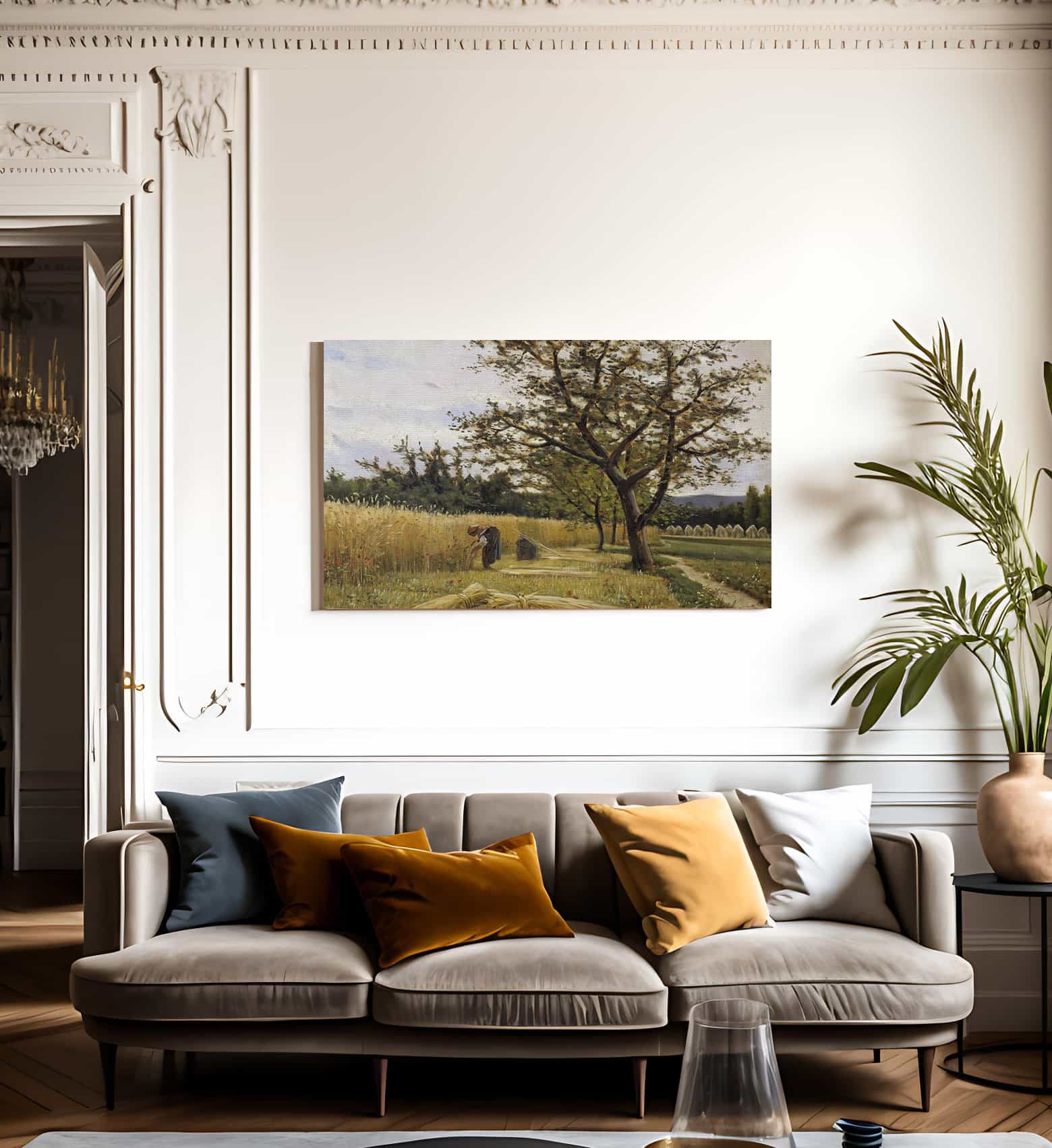 La Sega By Joaquim Vayreda Vila Fine Art Print