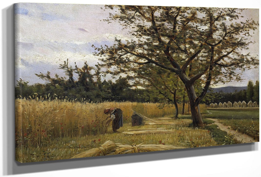 La Sega By Joaquim Vayreda Vila Fine Art Print