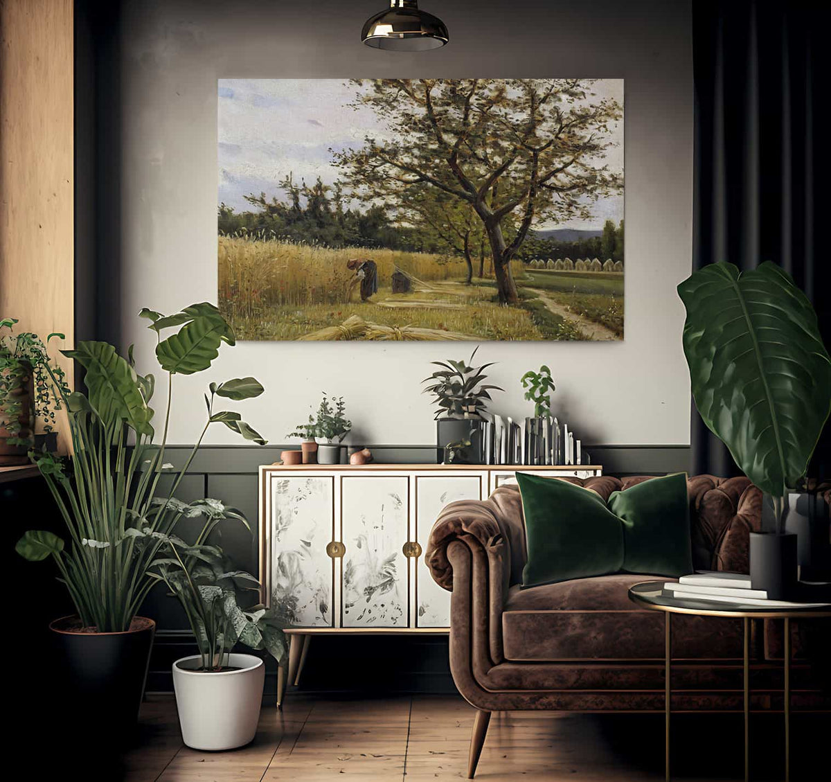 La Sega By Joaquim Vayreda Vila Fine Art Print