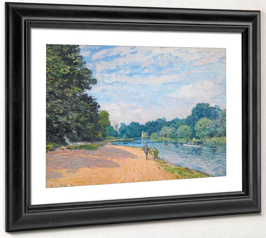 La Tamise Avec Hampton Church 1874 By Alfred Sisley Fine Art Print