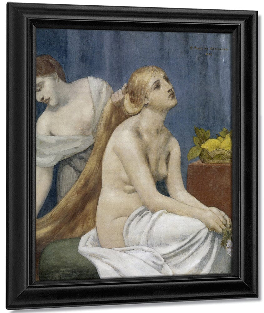 La Toilette 1883 By Pierre Puvis De Chavannes Fine Art Print