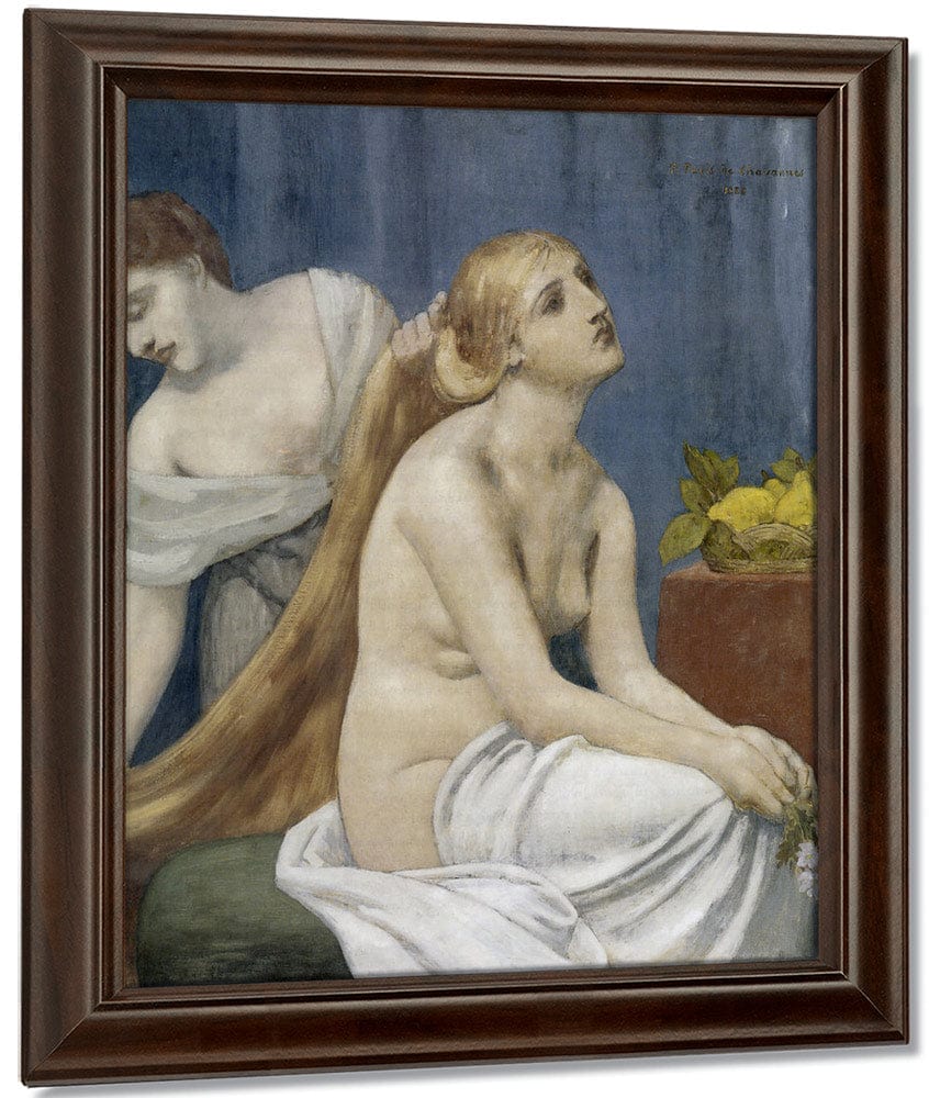 La Toilette 1883 By Pierre Puvis De Chavannes Fine Art Print