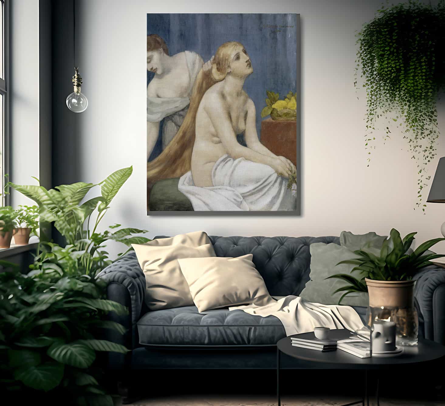 La Toilette 1883 By Pierre Puvis De Chavannes Fine Art Print