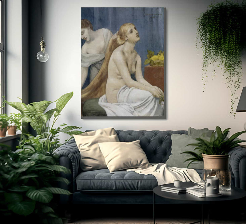 La Toilette 1883 By Pierre Puvis De Chavannes Fine Art Print