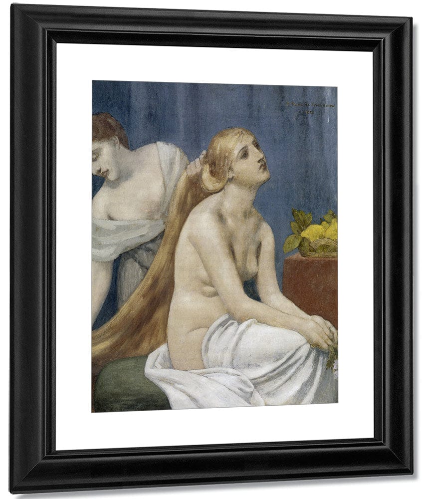 La Toilette 1883 By Pierre Puvis De Chavannes Fine Art Print