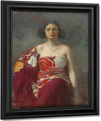 La Trini By Ramon Casas Fine Art Print