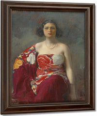 La Trini By Ramon Casas Fine Art Print