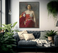 La Trini By Ramon Casas Fine Art Print