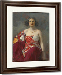 La Trini By Ramon Casas Fine Art Print