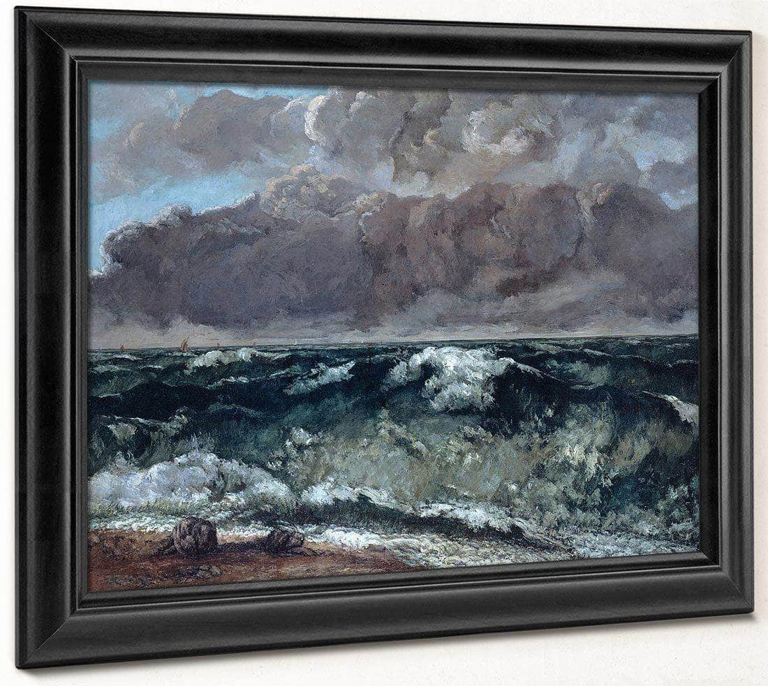 La Vague By Gustave Courbet Fine Art Print