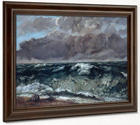 La Vague By Gustave Courbet Fine Art Print