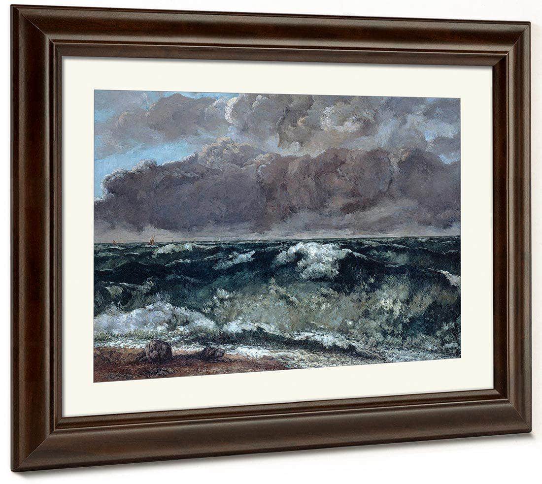 La Vague By Gustave Courbet Fine Art Print