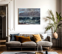 La Vague By Gustave Courbet Fine Art Print