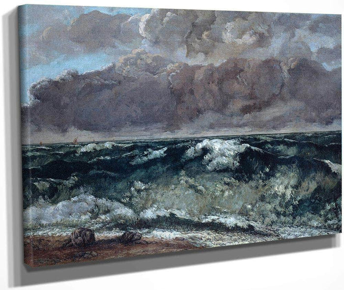 La Vague By Gustave Courbet Fine Art Print