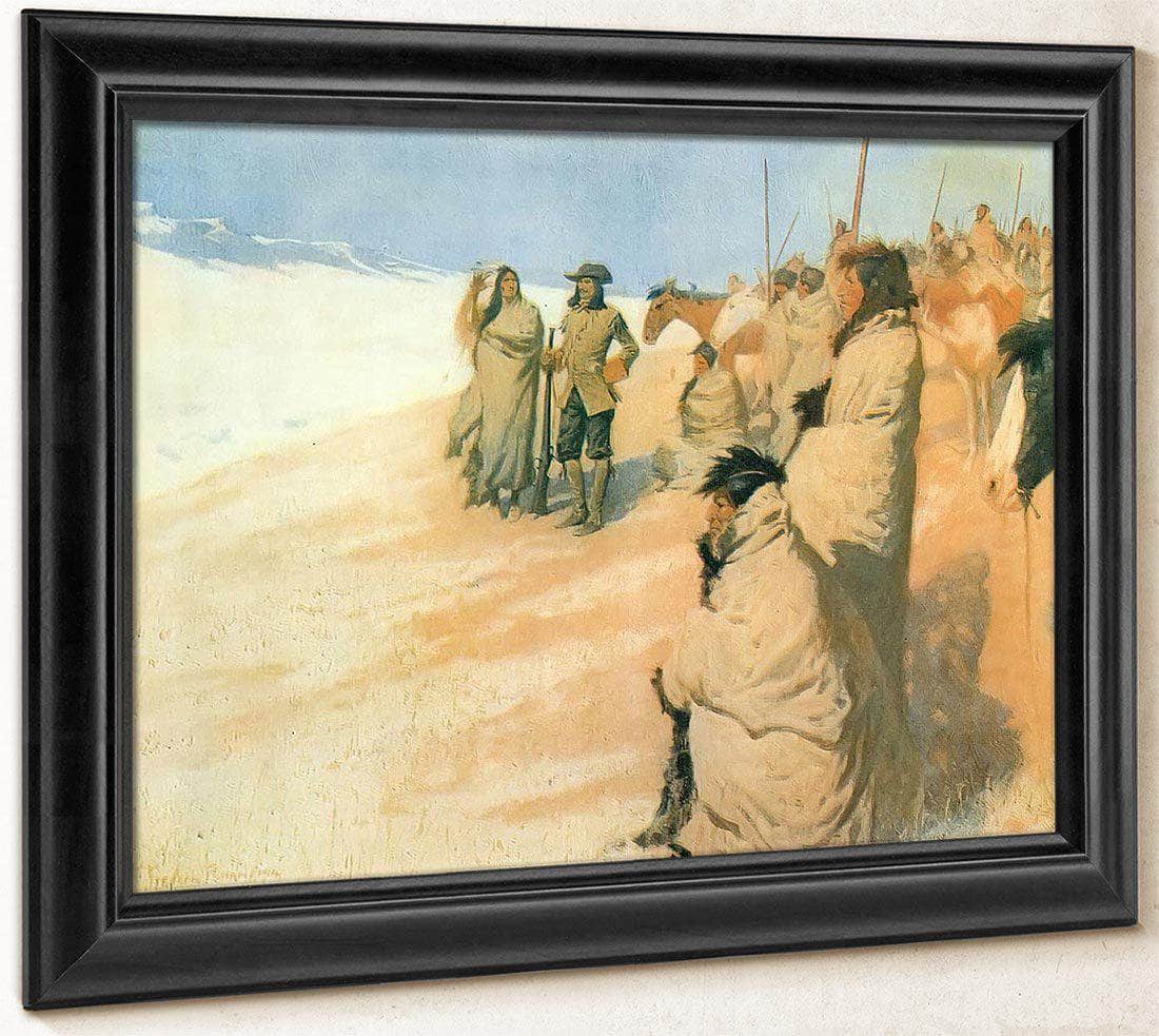 La Verendrye By Frederic Remington Fine Art Print
