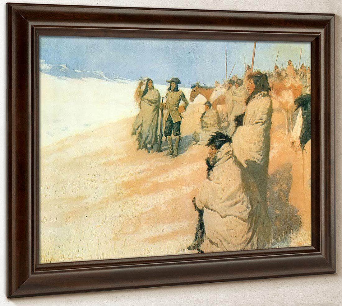 La Verendrye By Frederic Remington Fine Art Print