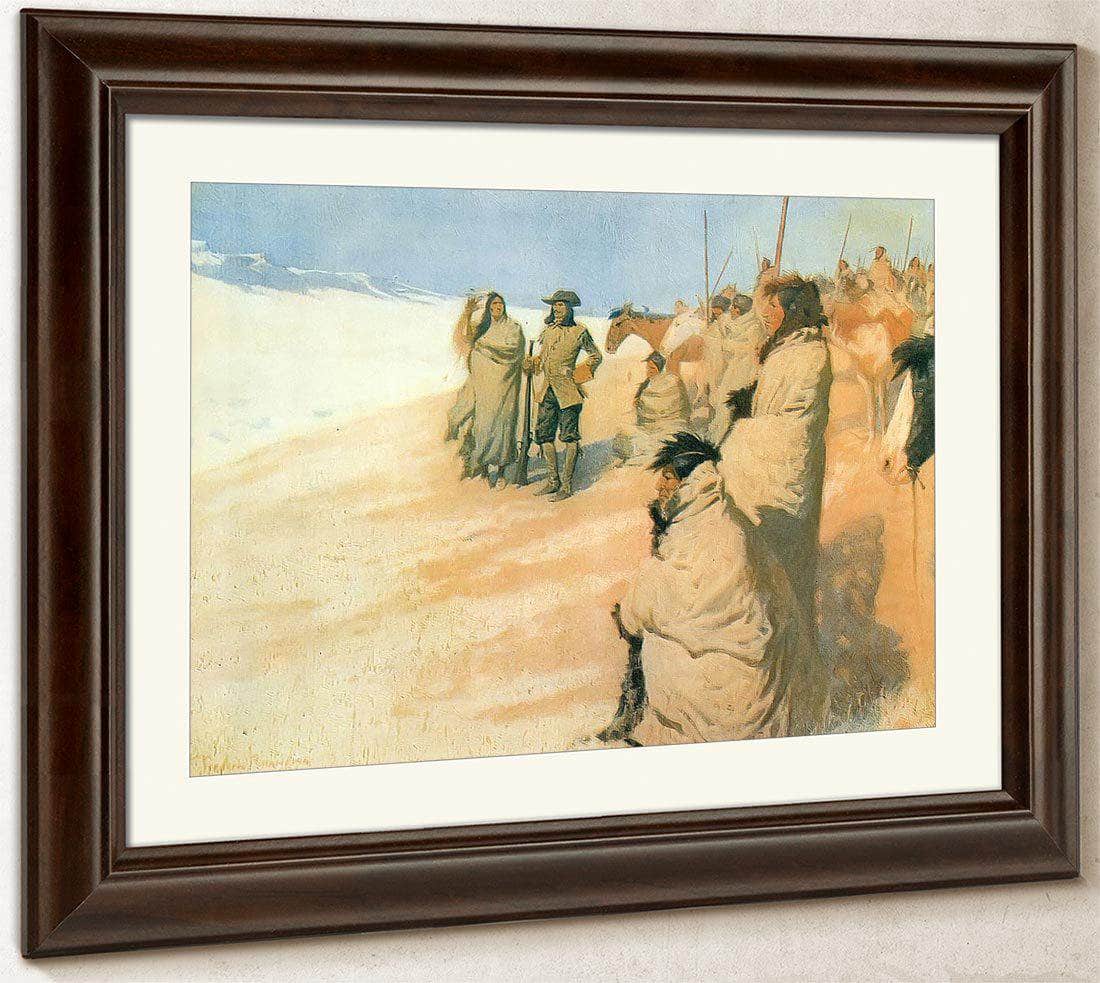La Verendrye By Frederic Remington Fine Art Print