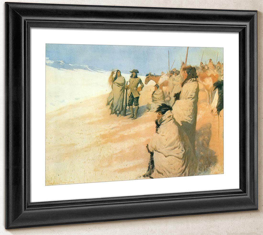 La Verendrye By Frederic Remington Fine Art Print