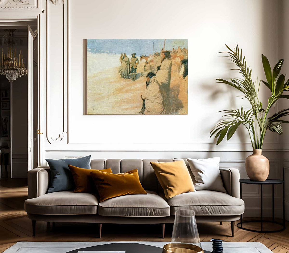 La Verendrye By Frederic Remington Fine Art Print