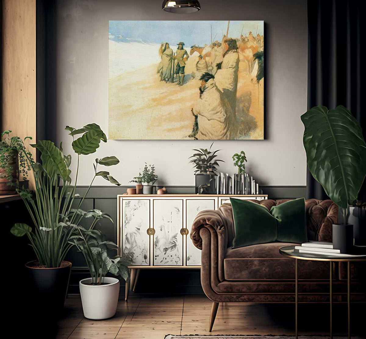 La Verendrye By Frederic Remington Fine Art Print